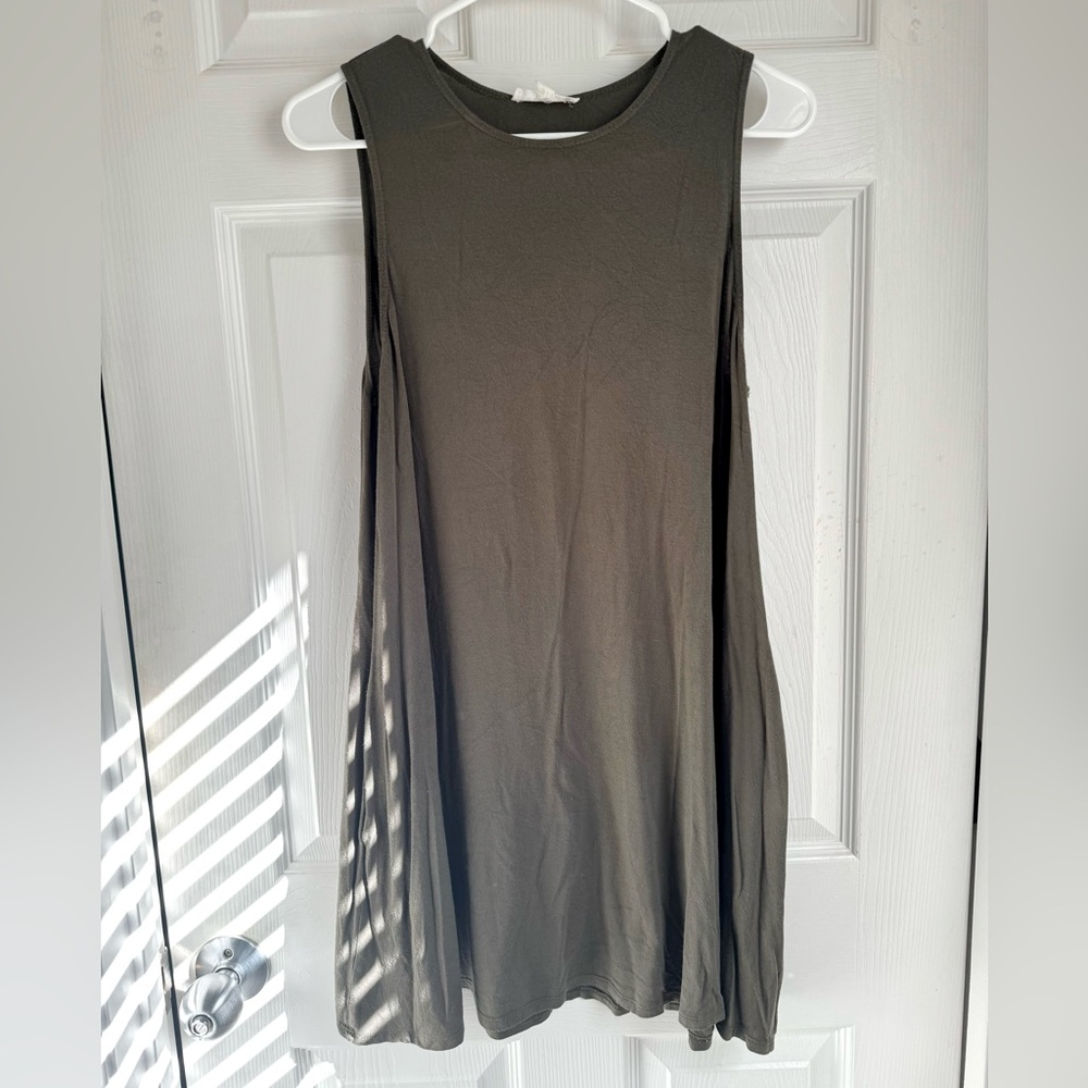 Nordstrom Socialite Olive Green Tshirt Dress